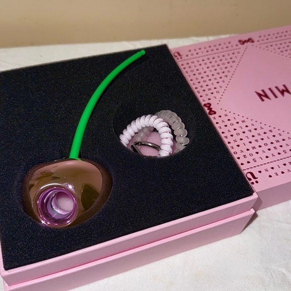 YVMIN cherry Large hair tie bag charm scrunchie main image 5
